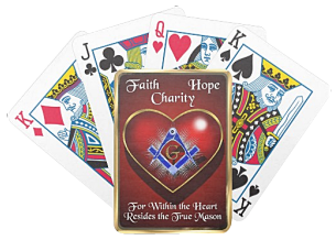 Who's a True Freemason? Bicycle Playing Cards